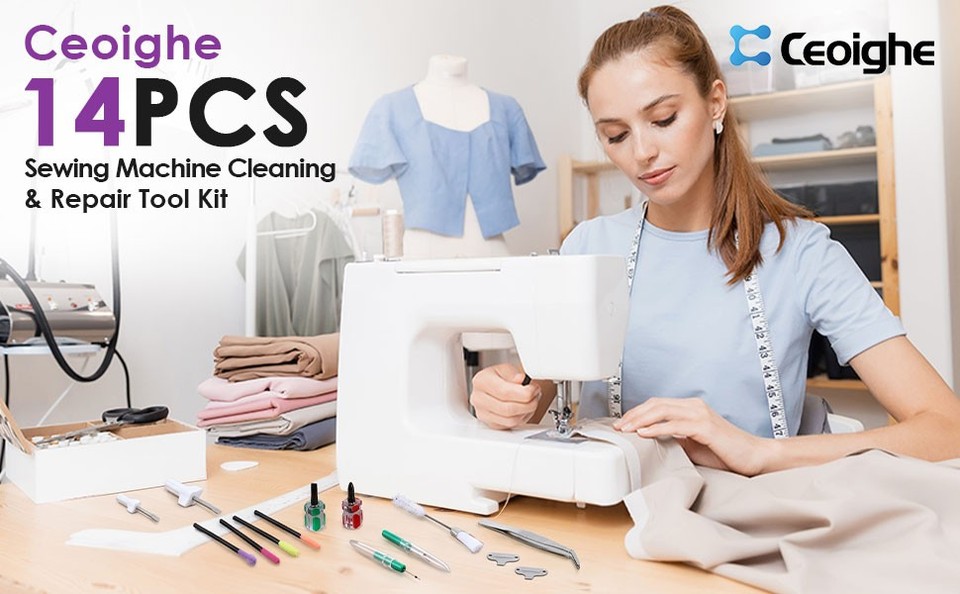 Reparation Sewing Machine 14 Pieces Sewing Machine Cleaning & Repair Tools Kit | eBay