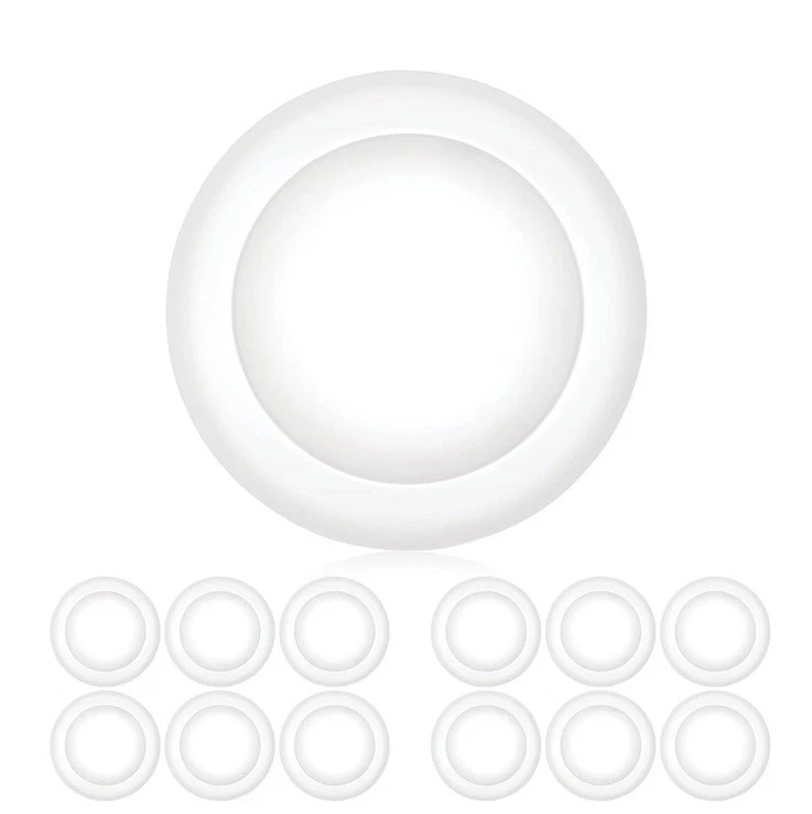 PARMIDA LED TECHNOLOGIES PARMIDA (12 Pack) 5/6 Inch Dimmable LED Disk Light Surface Flush Mount 15W 5000K