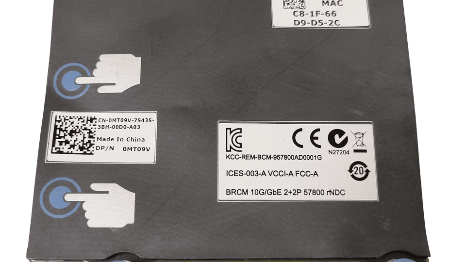 Dell MT09V Broadcom 57800 2x 10GB / 2x 1GB Network Daughter Card - Image 4 of 4