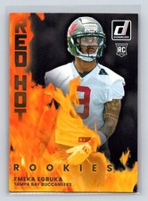 EMEKA EGBUKA 2025 Panini Donruss Red Hot Rookies RC RHR-EMK Buccaneers