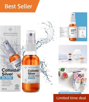 40 PPM Colloidal Silver Spray - 100% Natural & Certified Quality