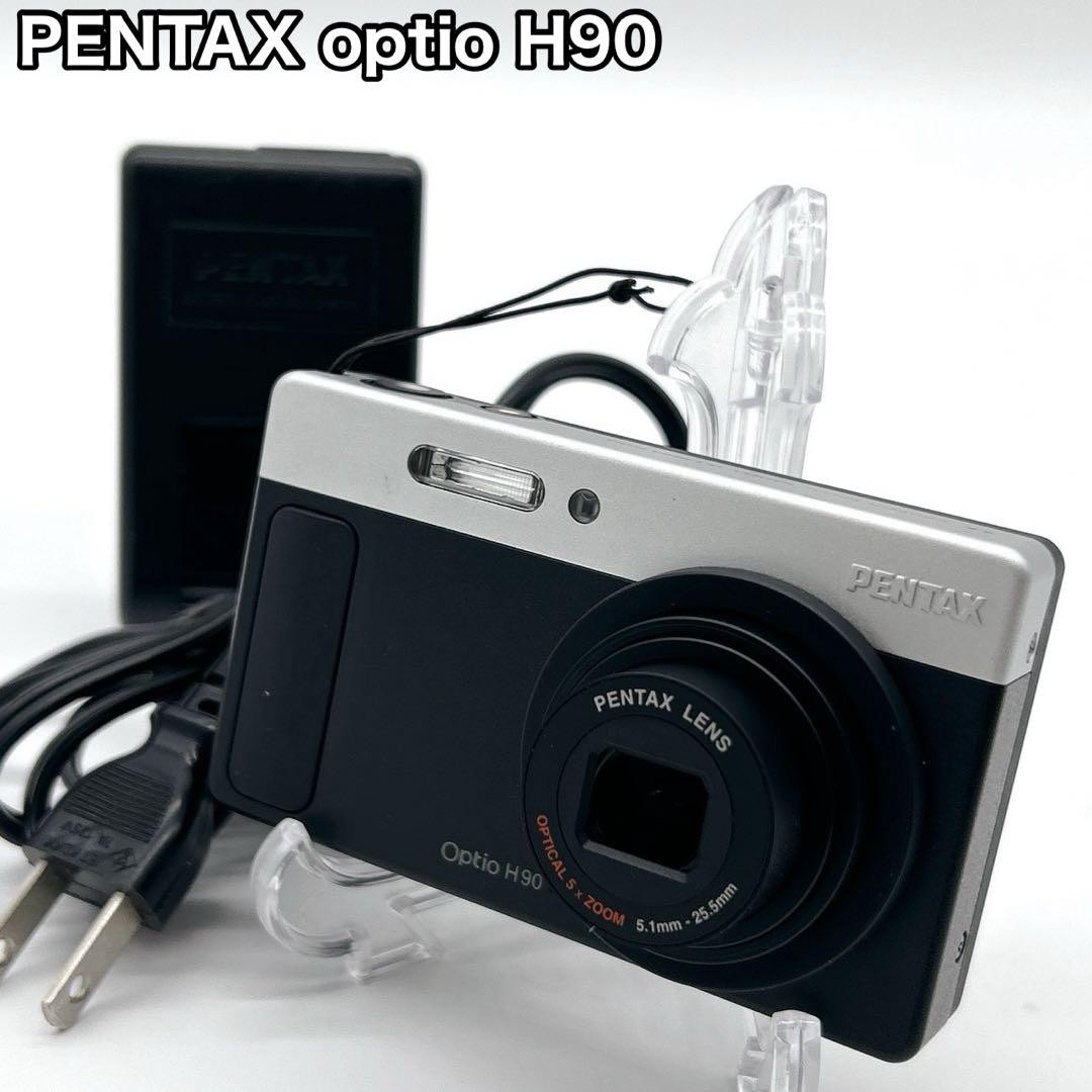 m*a様 PENTAX option H90 Compact digital c PENTAX Optio H90 Black Silver Compact Digital Camera Tested Great