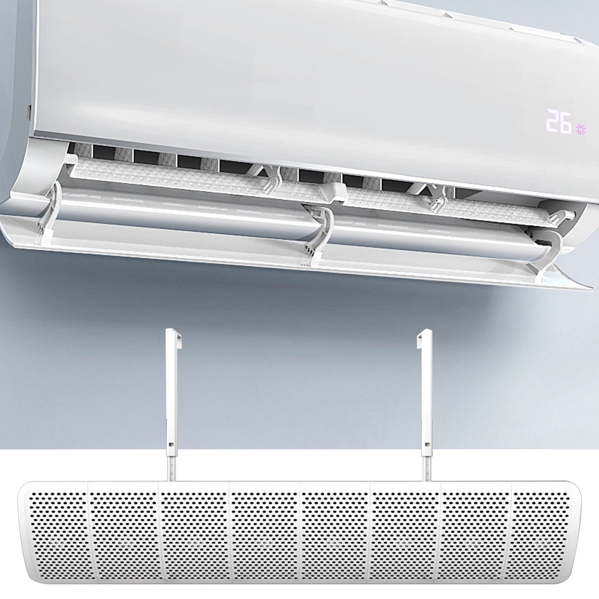 Air Conditioner Windshield Air Conditioning Unit Baffle Wind Guide