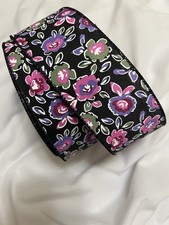 9.5 Yards 2.5 Inch Wired Ribbon Black Floral Funky Flower Spring Summer Easter