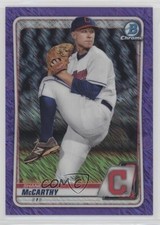 2020 Bowman Chrome Prospects Purple Shimmer Refractor Shane McCarthy 3b3