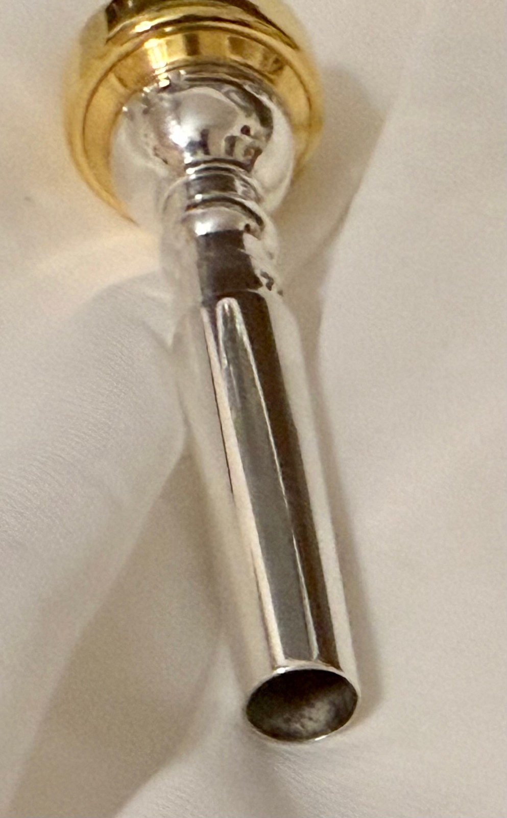 SCHILKE TEX LIUZZA Trumpet mthp GOLD RIM/CUP .620 shallow 24 throat Laskey 72L