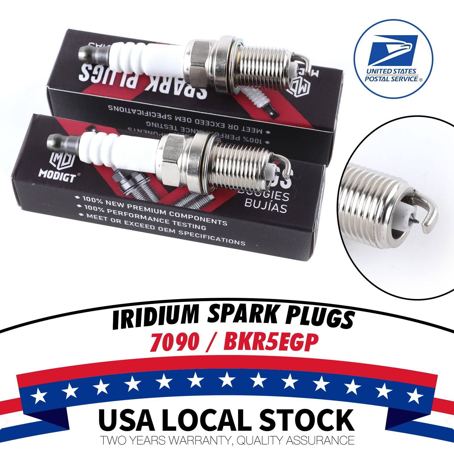 For NGK 7090 G-Power Platinum Spark Plugs Fit For Acura Chrysler Nissan Toyota