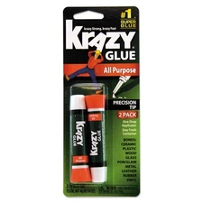 Krazy Glue KG517 Purpose Super Glue, Precision Tip, 2 Grams, 2 Count