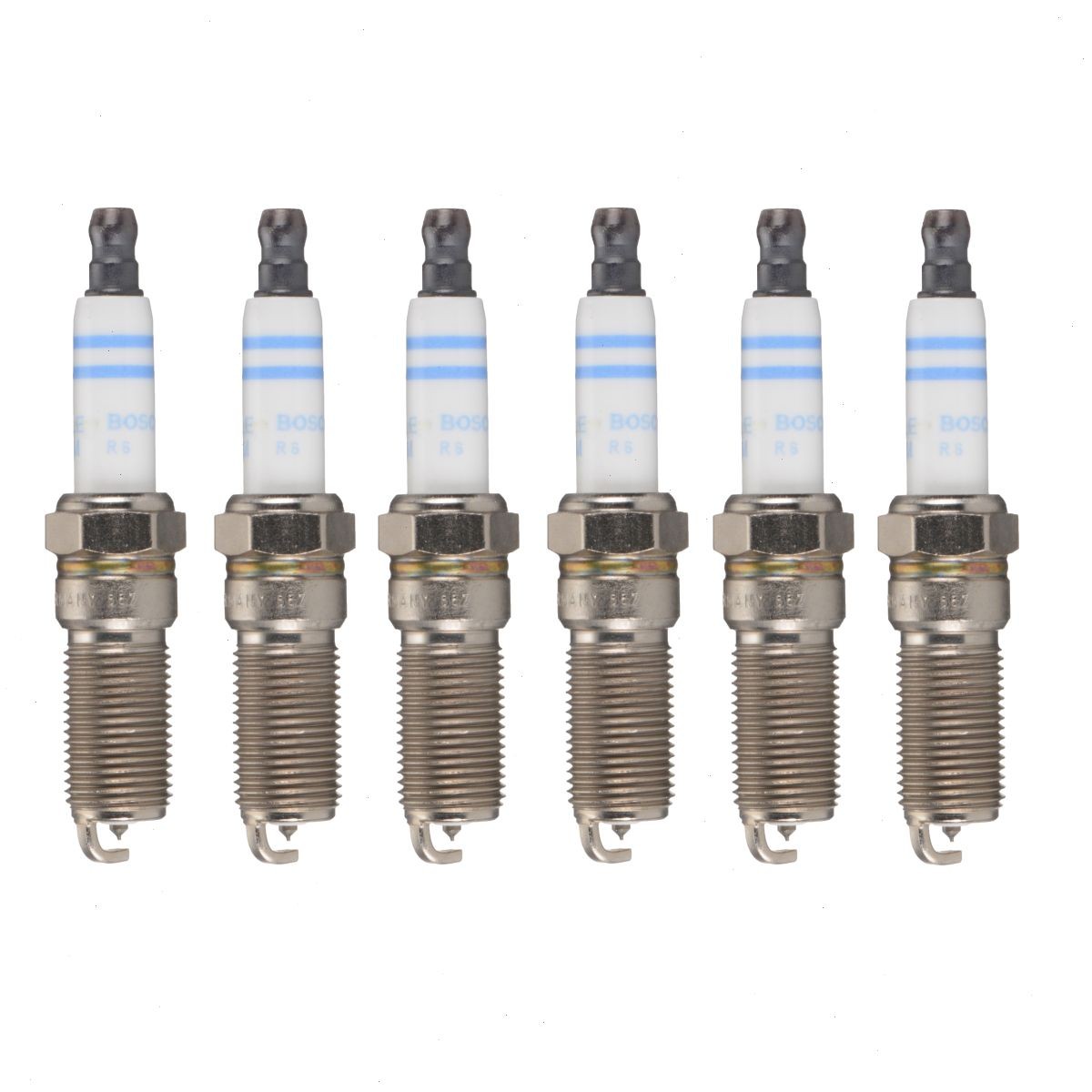 6 pc Bosch Double Iridium Spark Plugs for 2003-2006 GMC Envoy XL 4.2L L6 sx
