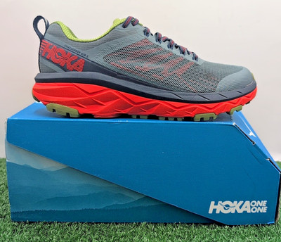 Hoka One One Challenger ATR 5 Shoes Mens 7 2E Wide Thyme/ Fiesta Active Sneakers