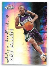 RAY ALLEN 1999-00 FLEER FORCE FORCEFIELD 26 MILWAUKEE BUCKS SONICS CELTICS HOF