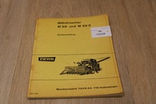 Fahr M&auml;hdrescher M88 M88S Bedienungsanleitung 3947/685  xb11210