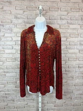 Jacques Shirt, Red multi, Large, Used - Good