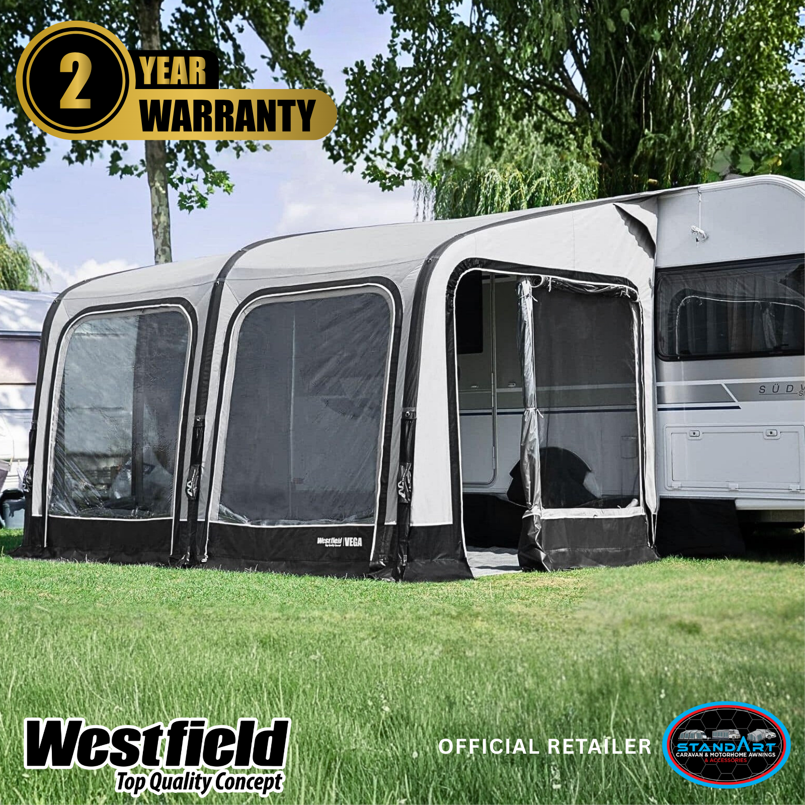 Westfield Vega 2.0 Inflatable Caravan Porch Awning | Motorhome AIR ...