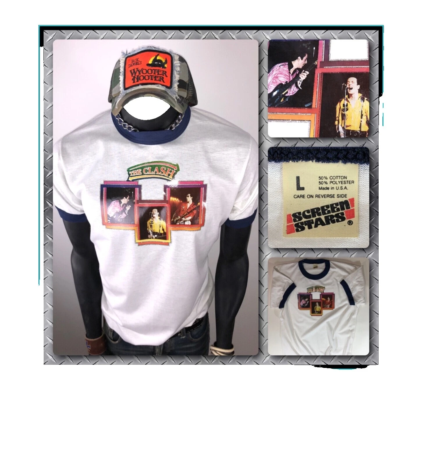 Screen Stars Cotton Blend 1970s Vintage Clothing, Shoes & Accessories