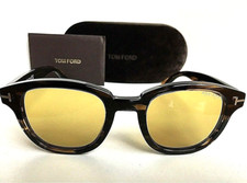 Brand New Tom Ford Garett TF538 E50 49mm Tinted Havana Men  s Sunglasses Italy