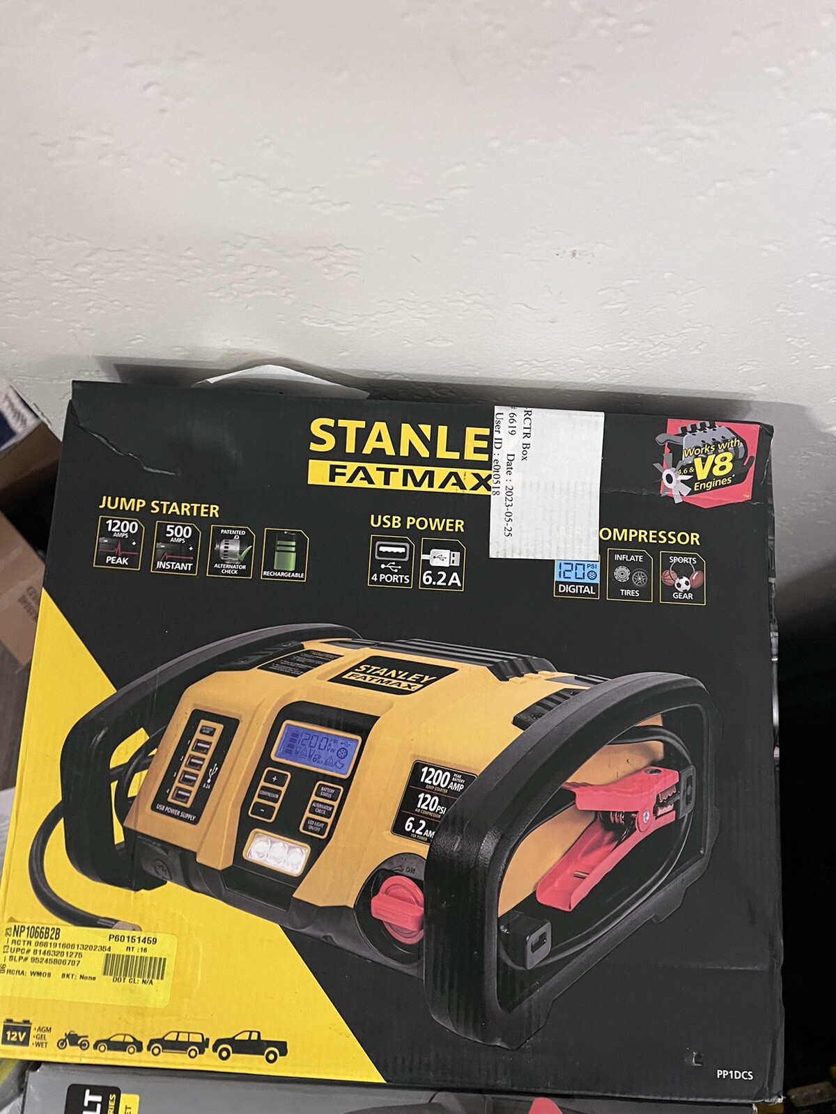 Stanley Fatmax Professional Power Station with 120 PSI Air Compressor