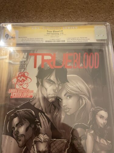 TRUE BLOOD #1 IDW Red Foil CGC 9.4 SIGNATURE SERIES J SCOTT CAMPBELL Marvel DC - Bild 3 von 6
