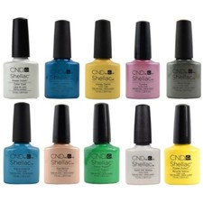 Image of CND Shellac UV/LED Gel Nail Polish 7.3ml - Various Colours . FREE P&P . NEW