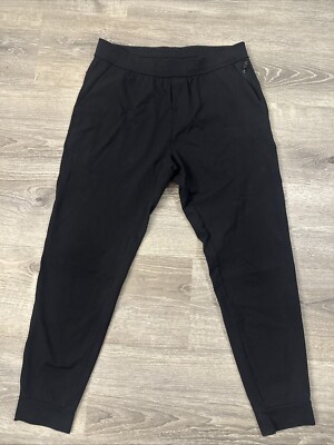 Public Rec EveryDay Jogger Mens 34x32 Black Sweatpants Tapered Stretch Casual