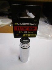 GEARWRENCH 3/8 Drive 12 pt. Deep Socket 11/16"