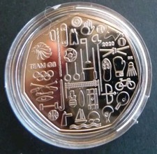 2020 Tokyo Olympic Games Team GB 50p BU Coin DATED 2020 Brilliant Uncirculated 