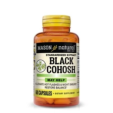 Mason Natural Black Cohosh - Restores Hormonal Balance, 60 Capsules