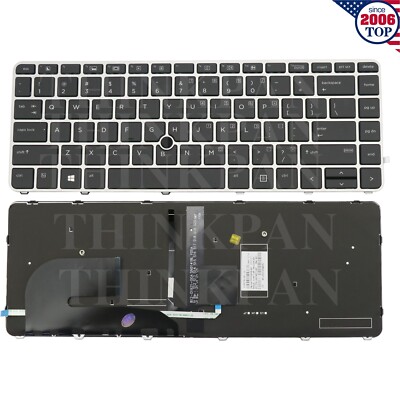 New US Keyboard Backlit for HP EliteBook 840 G3 840 G4 740 G3 G4 ZBook 14u G4