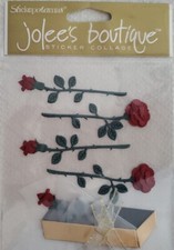 Jolee Boutique Themed Stickers Red Roses
