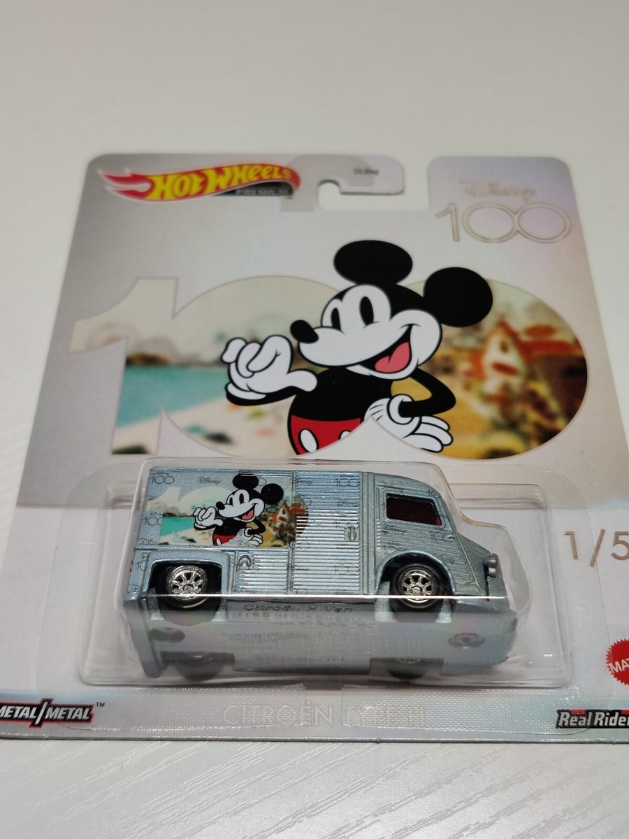 Hot Wheels Premium Disney 100 Mickey Mouse Van Citroen Anniversary
