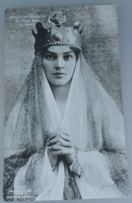 Szenenfoto-Autogrammkarte Schauspielerin Leopoldine Konstantin um 1920 (108957)