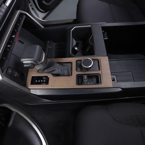 Pear Wood Center Control Gear Shifter Panel Cover Trim For Tundra/Sequoia 22-23 - Picture 2 of 12