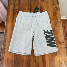 Nike Shorts Mens Small Gray Sweats Casual Workout Gym 10" Inseam