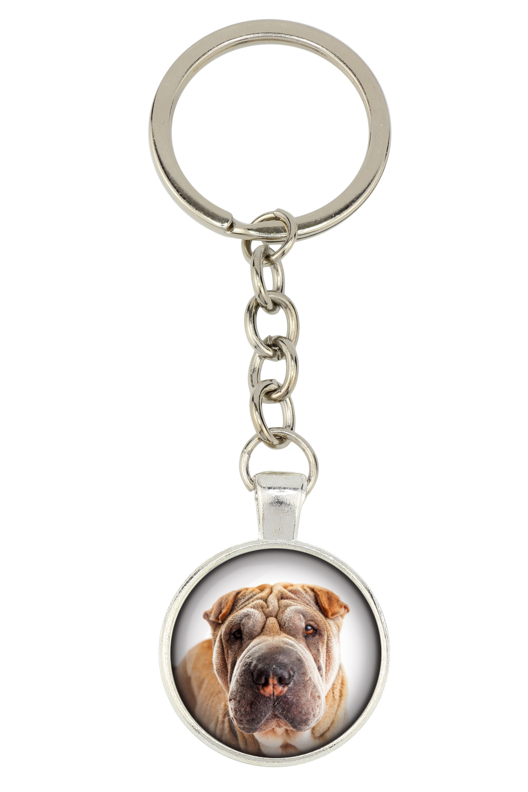 Shar Pei - keychain in a box| own photo| keychain pendant from Art-Dog brand view 2