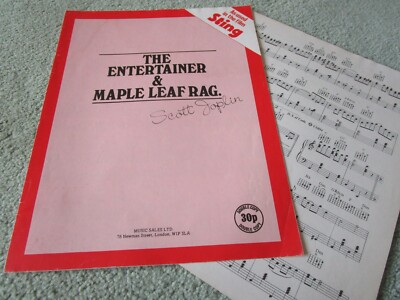 The Entertainer / Maple Leaf Rag Scott Joplin Noten