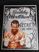 Buddy Matthews / Buddy Murphy Autographed Print - AEW WWE