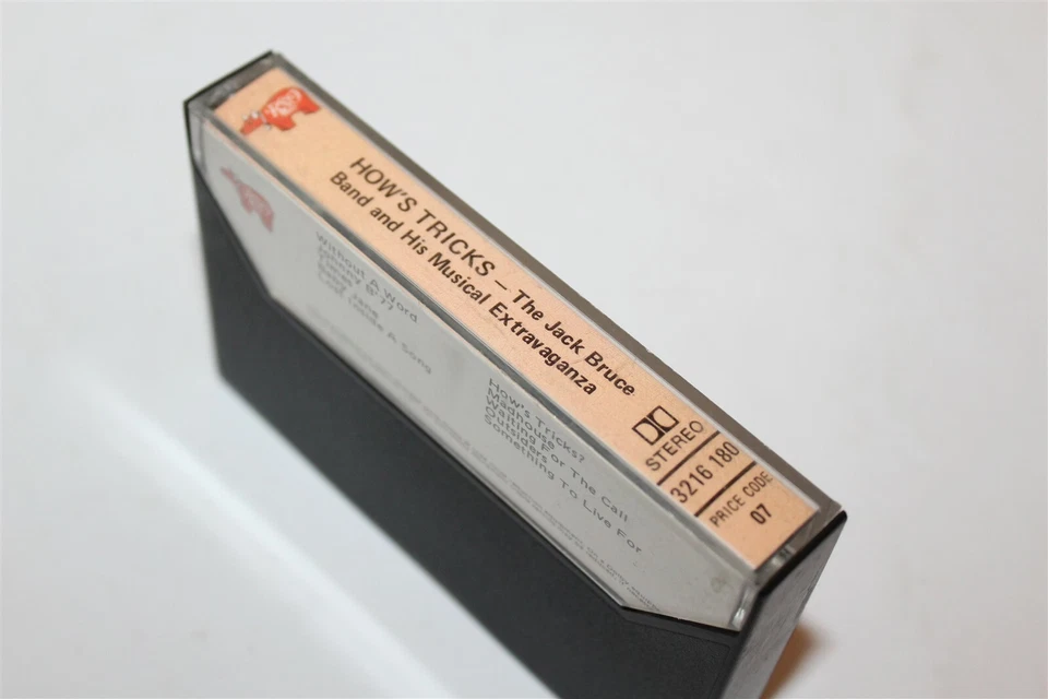 The Jack Bruce Band How's Tricks Cassette Tape 1977 RSO 3216180 Cream - Image 2 of 4