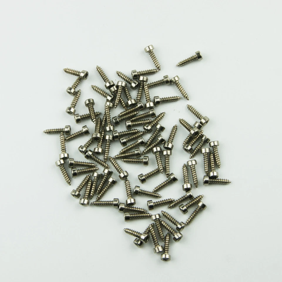 Chrome Wheel Screws Bolts for HPI Rovan KingMotor Baja 5b SS 5T 5SC M3X12MM - Image 2 of 2