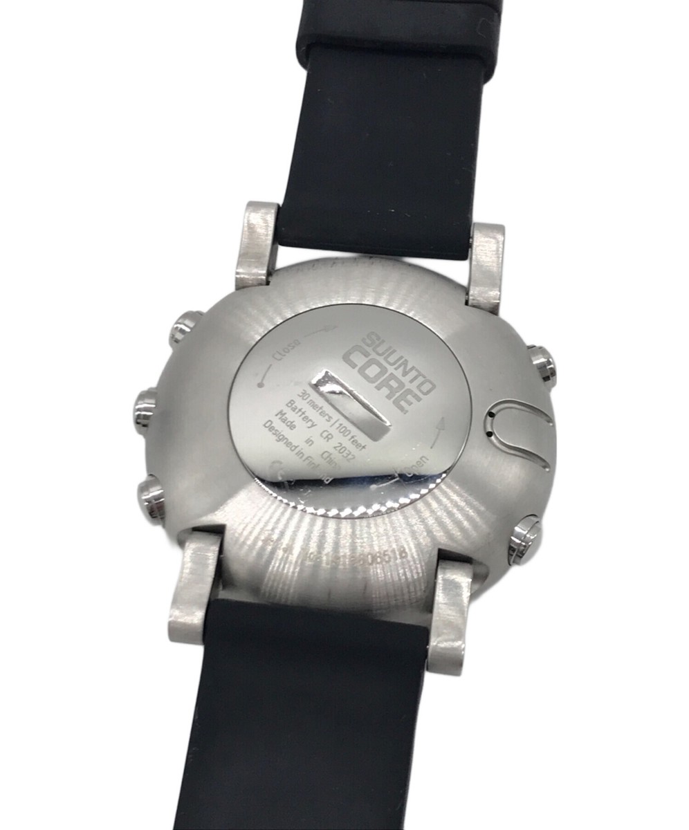 SUUNTO Digital Watch SS020339000Core Brushed Steel Black Men | eBay