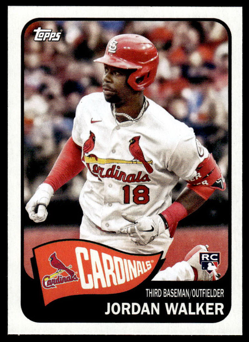 2023 Topps Archives Jordan Walker #154 1965 Design RC St. Louis Cardinals