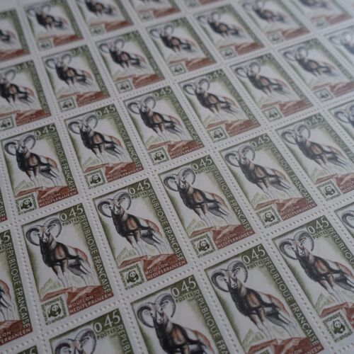 Sheet Stamp Nature Chipmunk Animals N°1613 x50 1969 mint Luxury MNH - Photo 1 sur 2