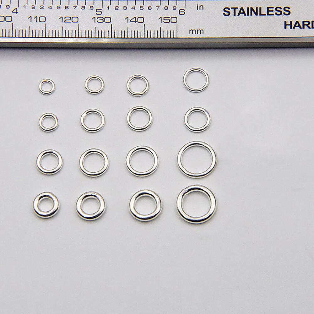 Sterling silver closed jump rings deals