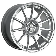 1 Maxxim 16x7 5X105 / 5X4.50 +40 10S Winner Full Silver Wheel Rim