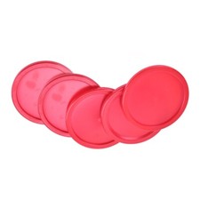 5Pcs Durable Mini Air Hockey Table Pucks 51mm Puck Children Table Red CX