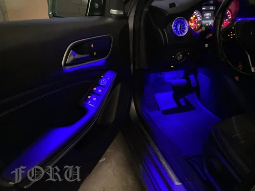 12-Color LED Door Interior Trim Ambient Light For Benz A/CLA/GLA W176 W117 X156 - Picture 15 of 15