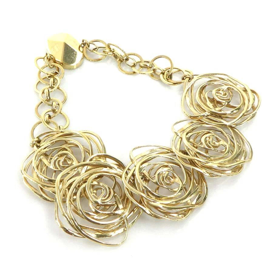 Collana Christian Dior originale metallo rosa t19645a