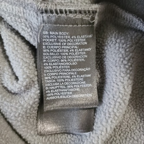 Maglione The North Face foderato in pile 1/4 uomo taglia large grigio erica - Foto 5 di 12