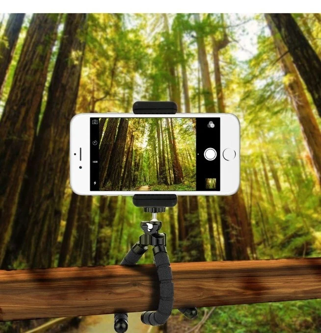 Phone Tripod, Portable and Adjustable Camera Stand Holder with Wireless Remote - Image 4 of 4