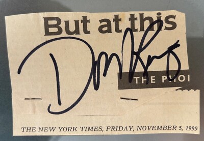 Don King signature