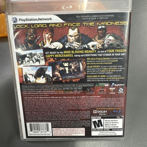 Playstation 3 PS3 Game - Borderlands - Picture 2 of 4